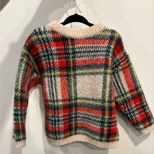 Plaid Multicolor toddler Sweater